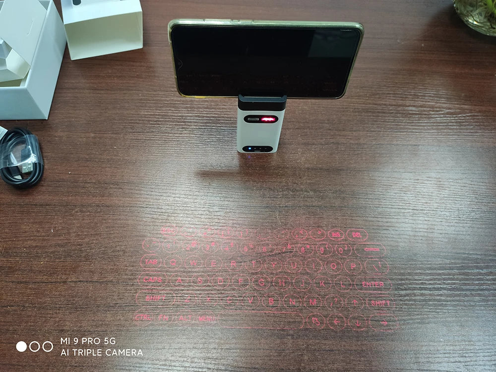 Viral Vault™ Virtual Laser Keyboard Bluetooth Wireless Touch Projector