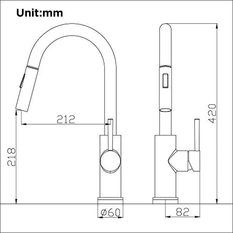 Viral Vault™ Kitchen Faucet Sensitive Touch