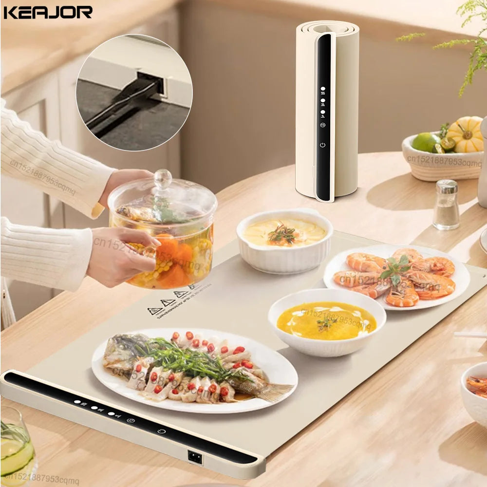 Viral Vault™ Foldable Portable Smart Food Fast Heating Mat