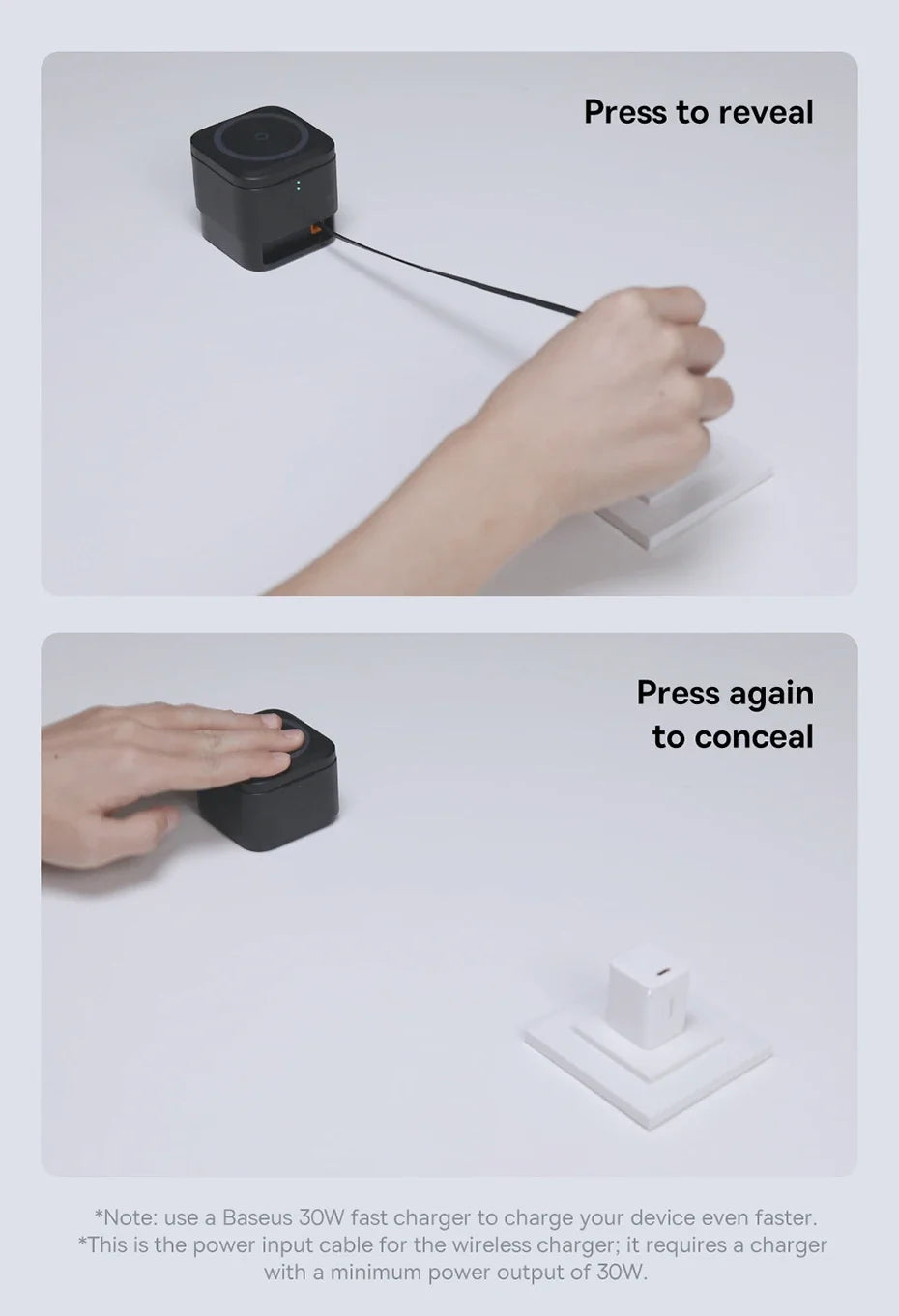 Viral Vault™ Baseus 25W 2 in 1 Magnetic Wireless Charger