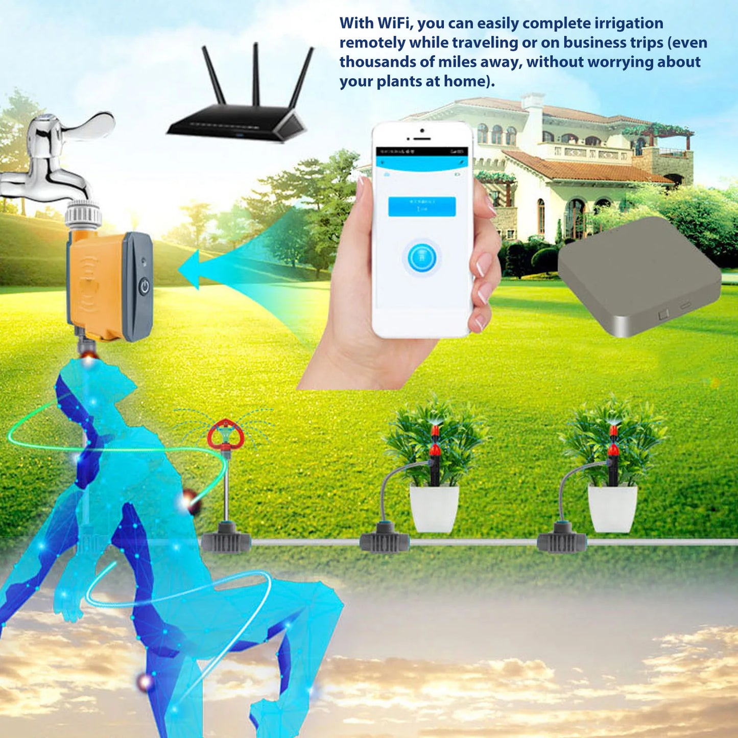 Viral Vault™ WiFi Sprinkler Timer