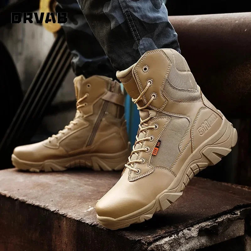 Viral Vault™ Military Leather Boots