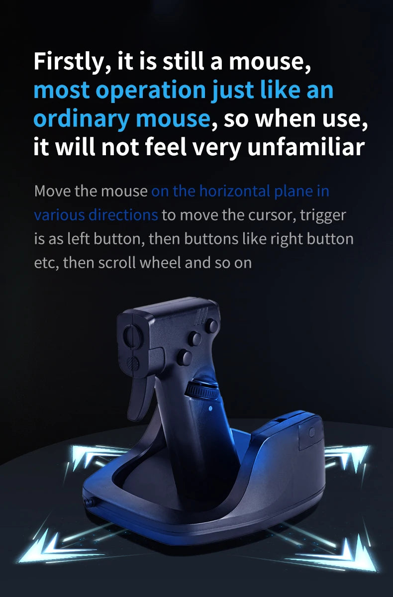 Viral Vault™ Gun Style Gaming Mouse