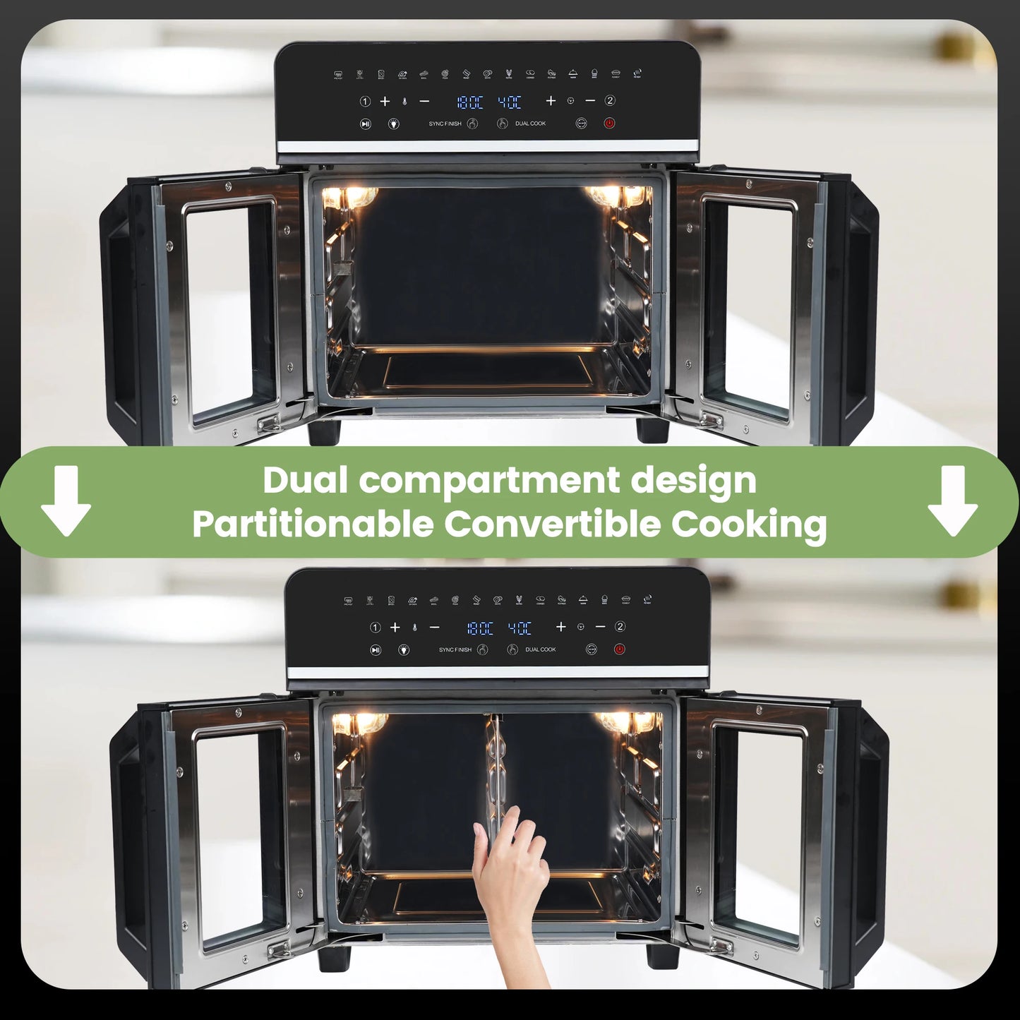 Viral Vault™ Dual Zone Hot Air Fryer