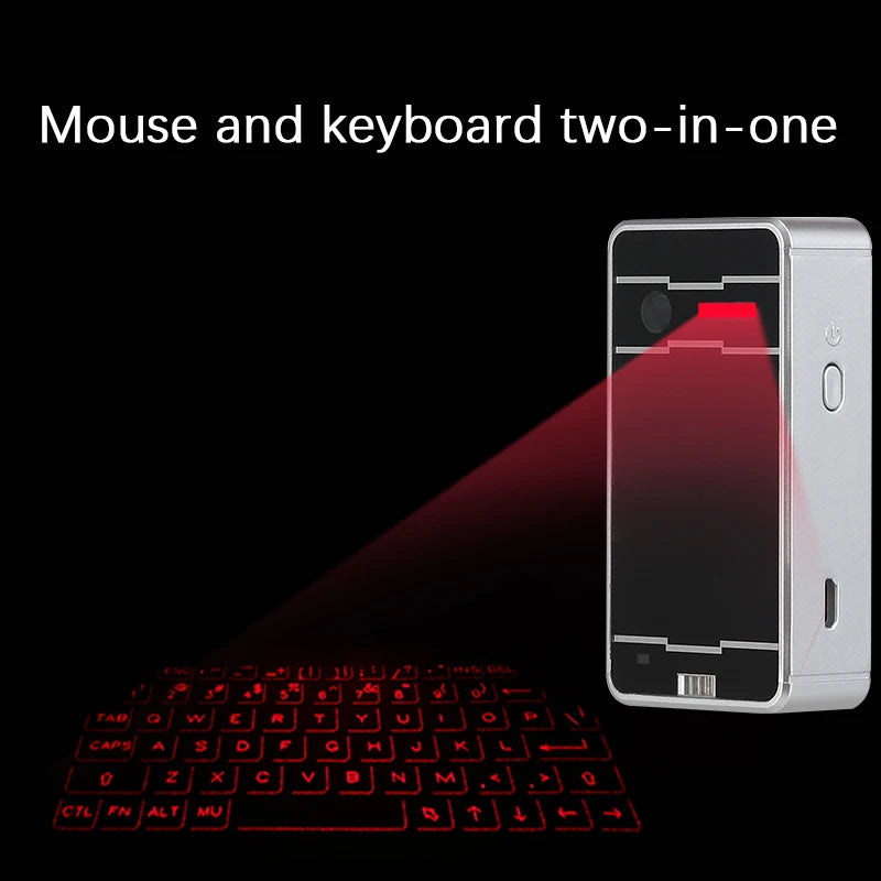 Viral Vault™ Virtual Laser Keyboard Bluetooth Wireless Touch Projector