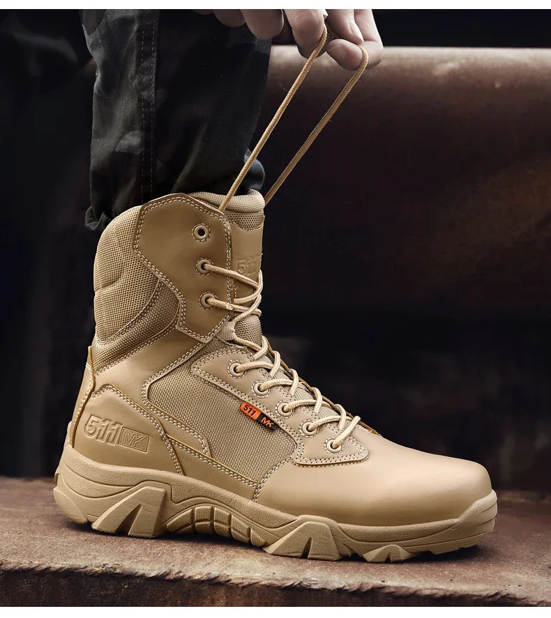 Viral Vault™ Military Leather Boots
