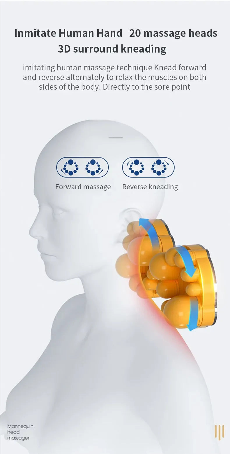 Viral Vault™ Electric Shiatsu Body Massager