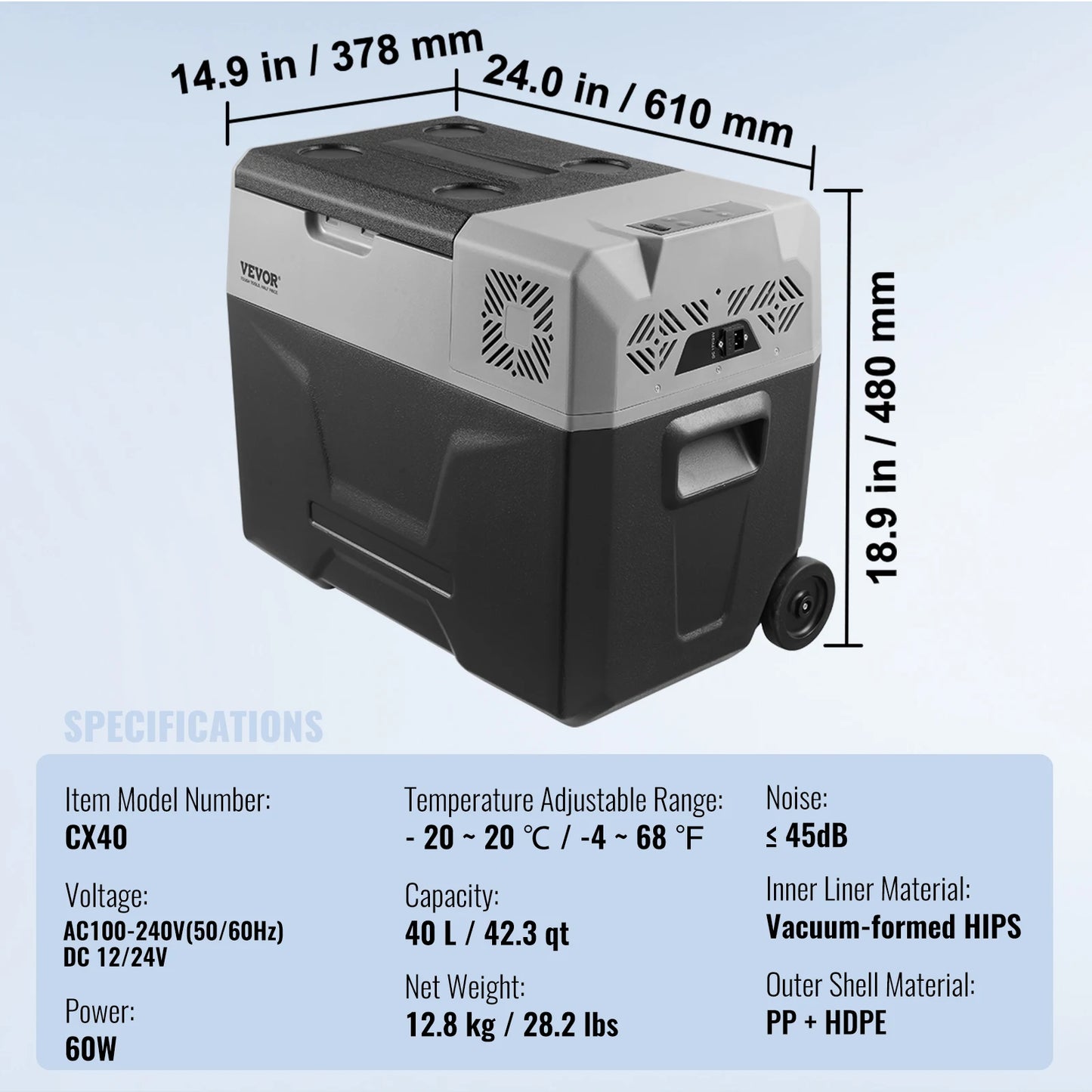 Viral Vault™ Car Refrigerator Fridge
