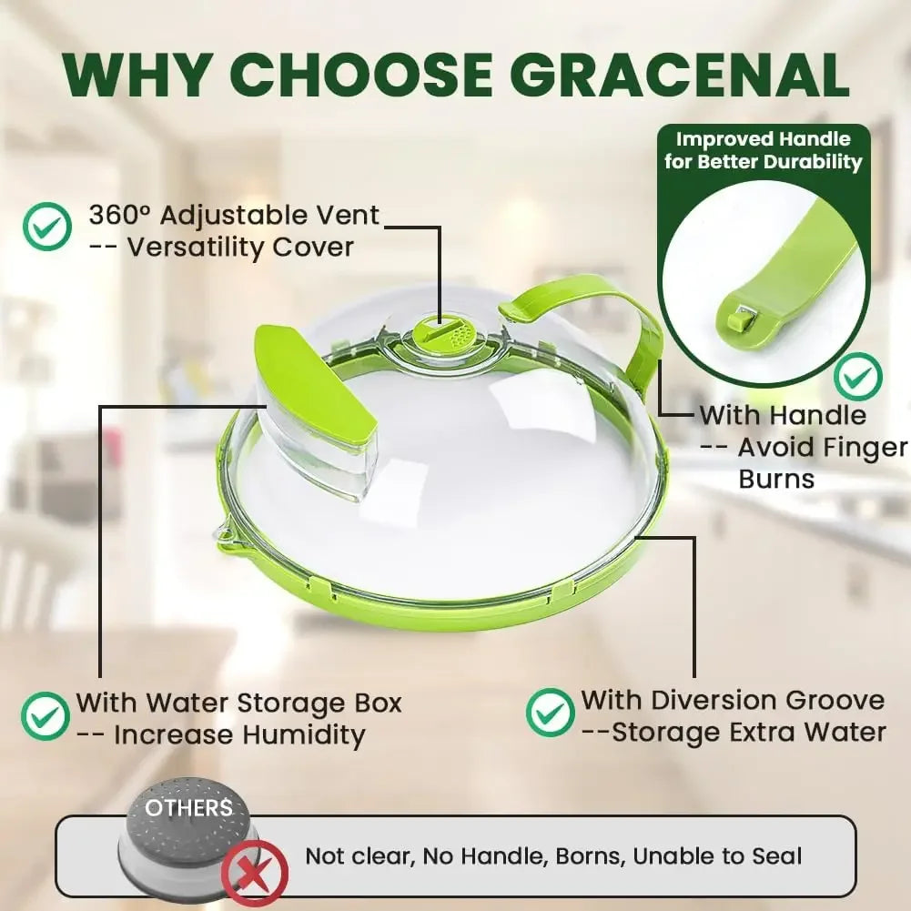 Viral Vault™ Microwave Cover for Food