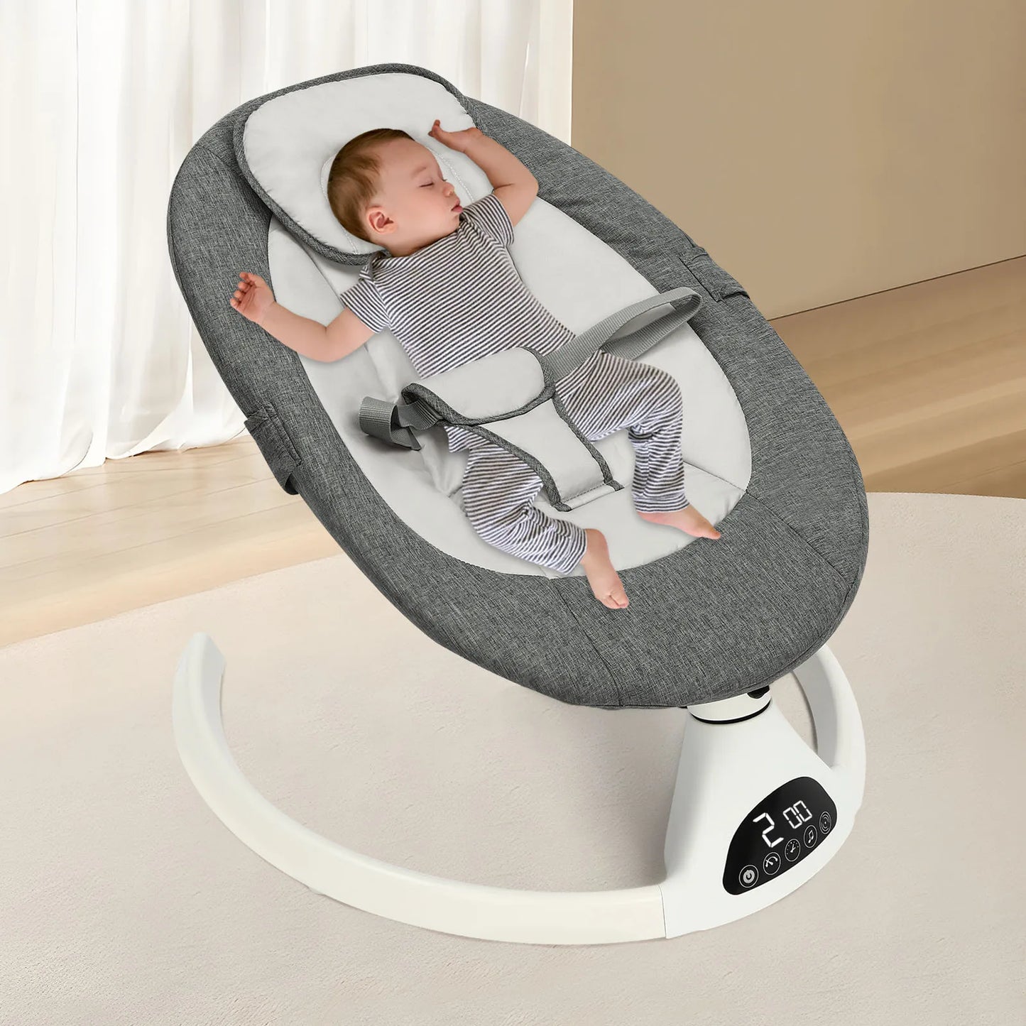 Viral Vault™ Electric Baby Rocking Chair