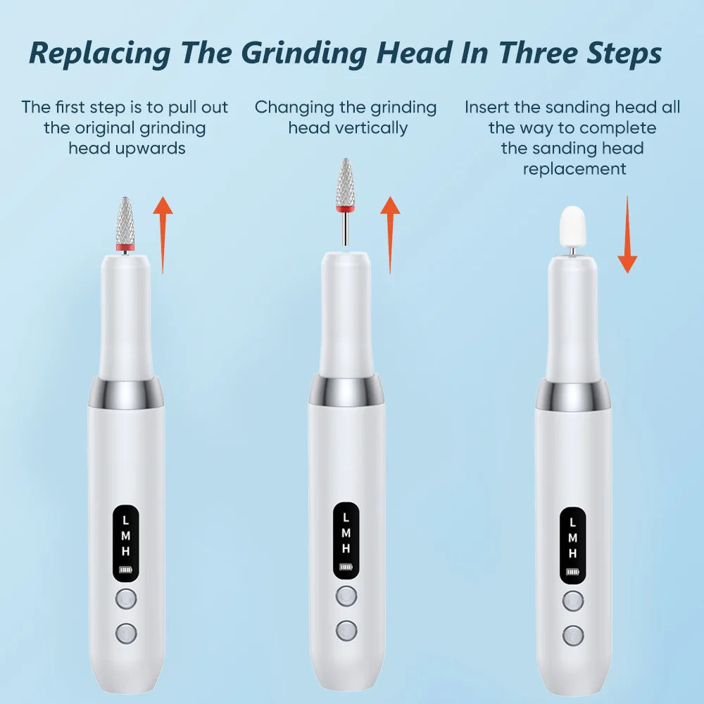 Viral Vault™ Electric Nail Polisher Drill Bits