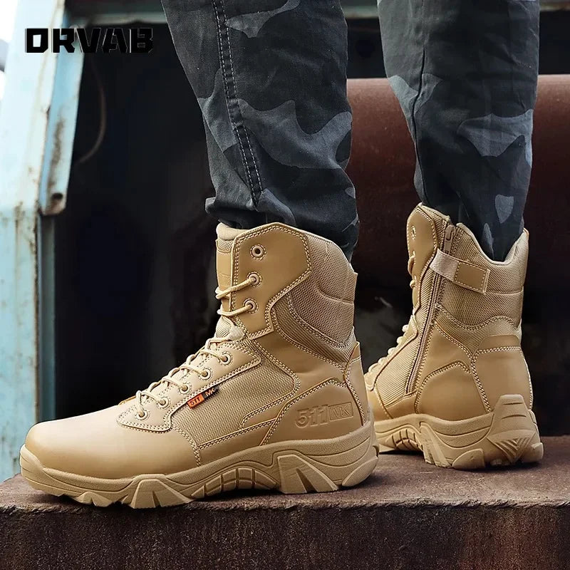 Viral Vault™ Military Leather Boots