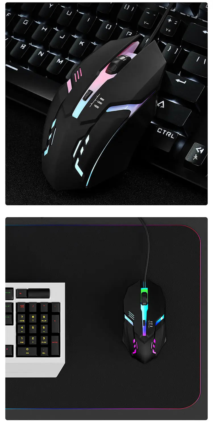 Viral Vault™ Sports LED Luminous Backlit Mouse