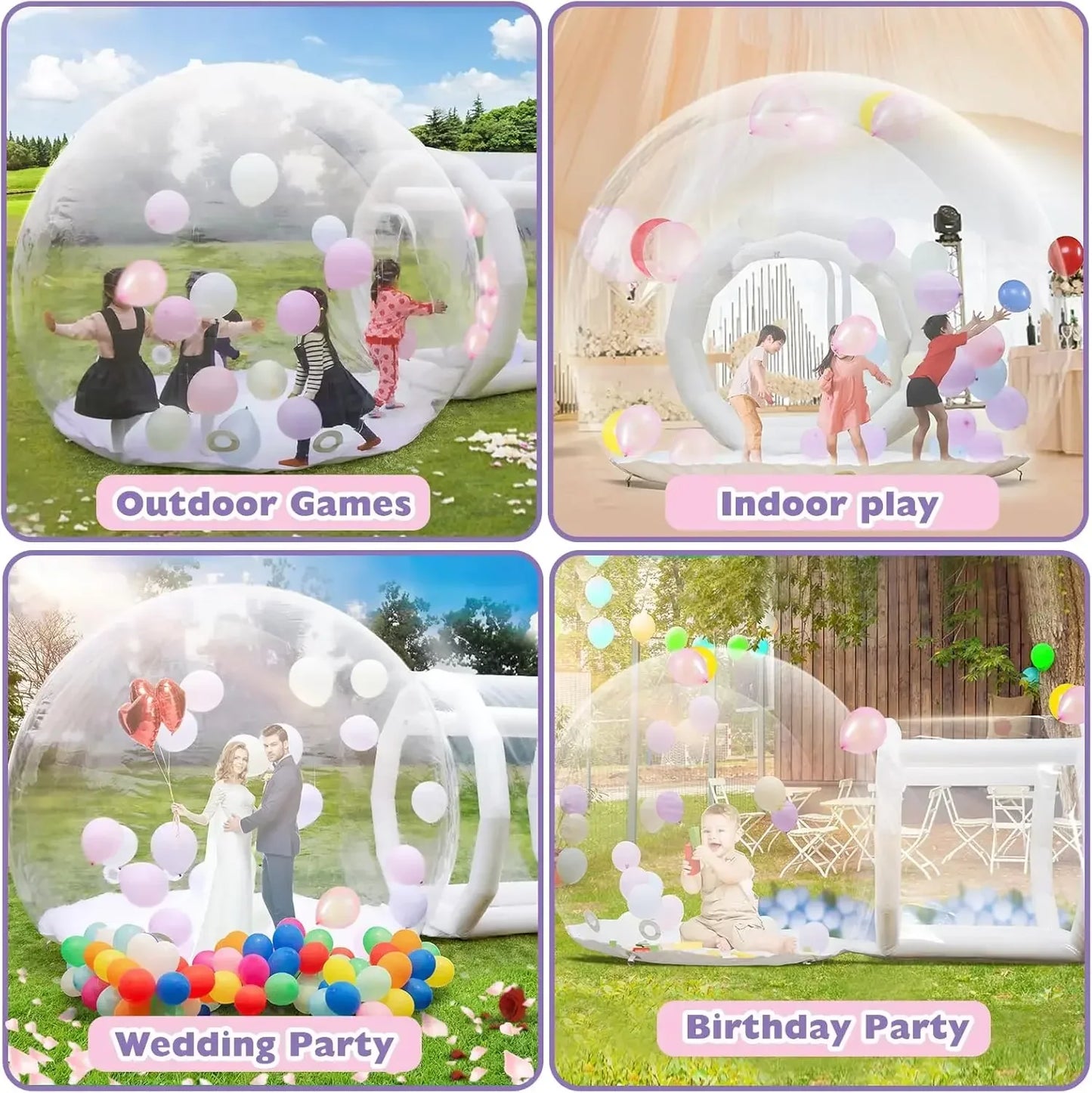 Viral Vault™ Inflatable Bubble House