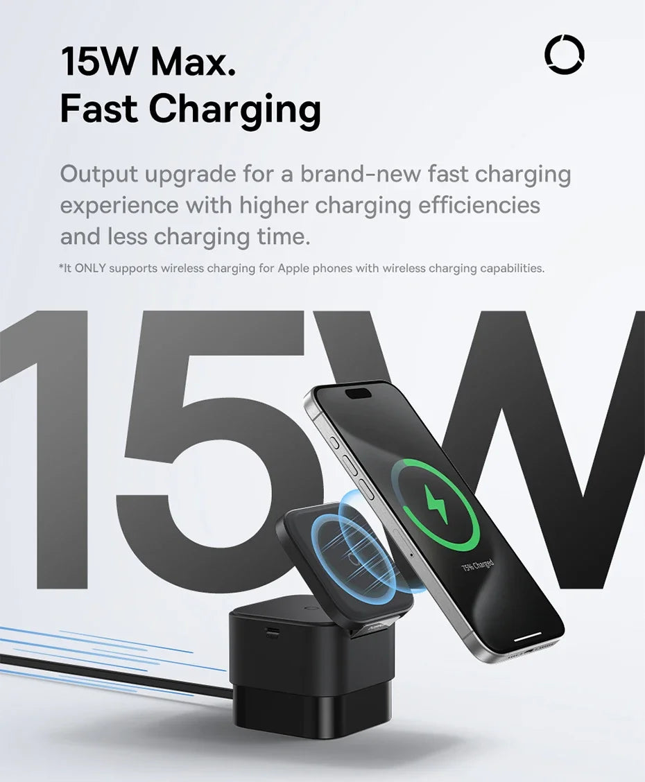 Viral Vault™ Baseus 25W 2 in 1 Magnetic Wireless Charger