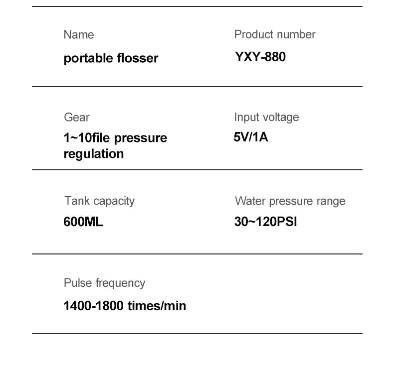 Viral Vault™ INSMART 600ML Electric Oral Irrigator