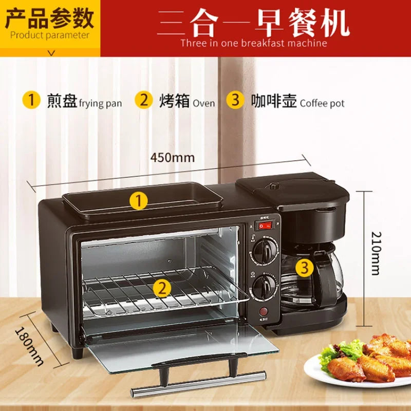 Viral Vault™ 3 In1 Multifunction Breakfast Machine