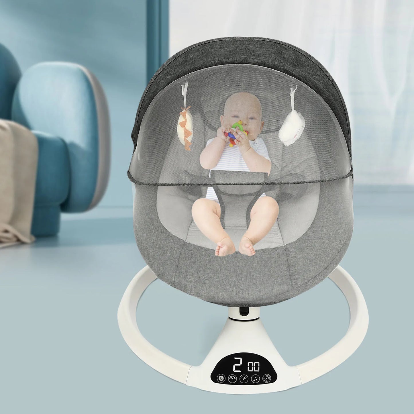 Viral Vault™ Electric Baby Rocking Chair