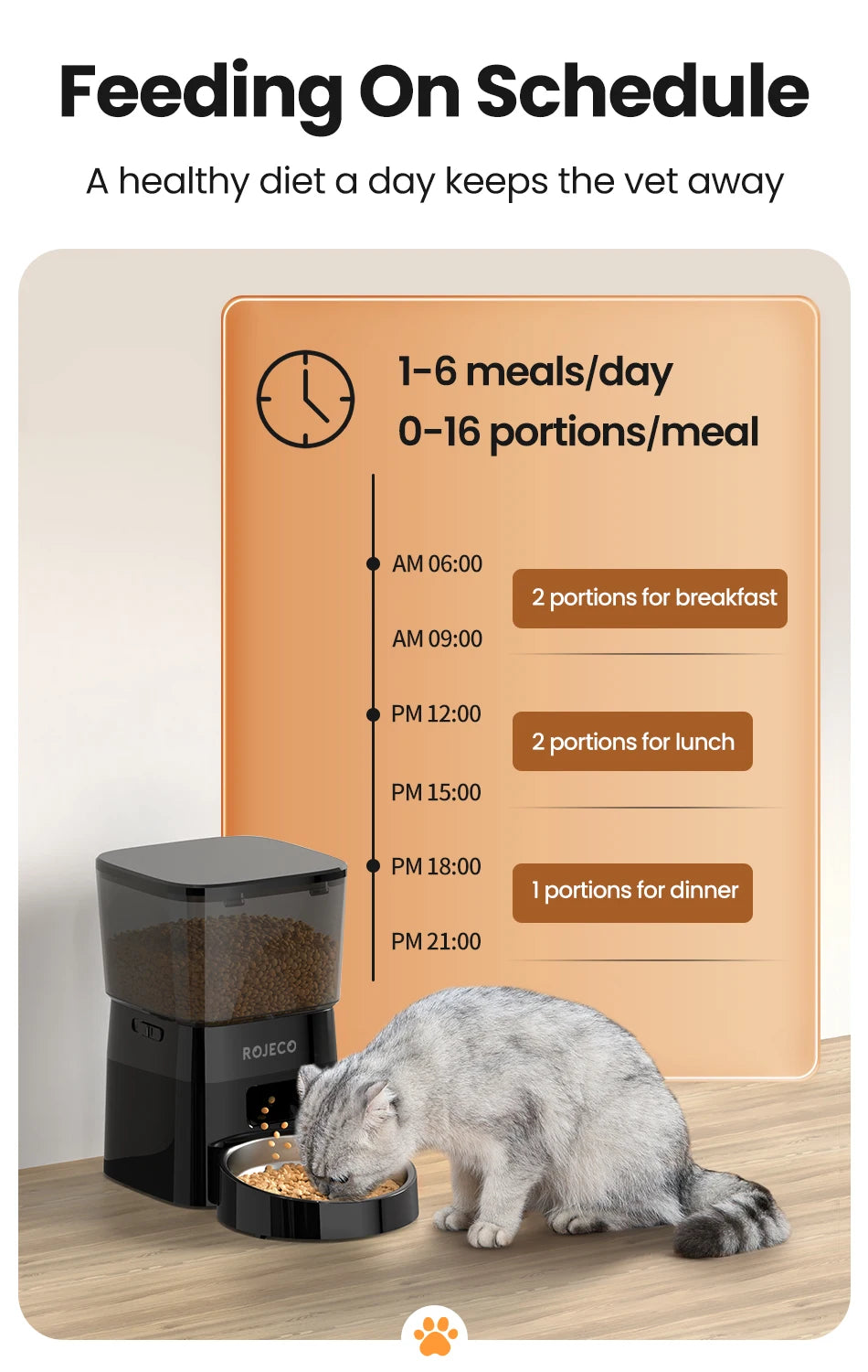Viral Vault™ Automatic Cat Food Dispenser
