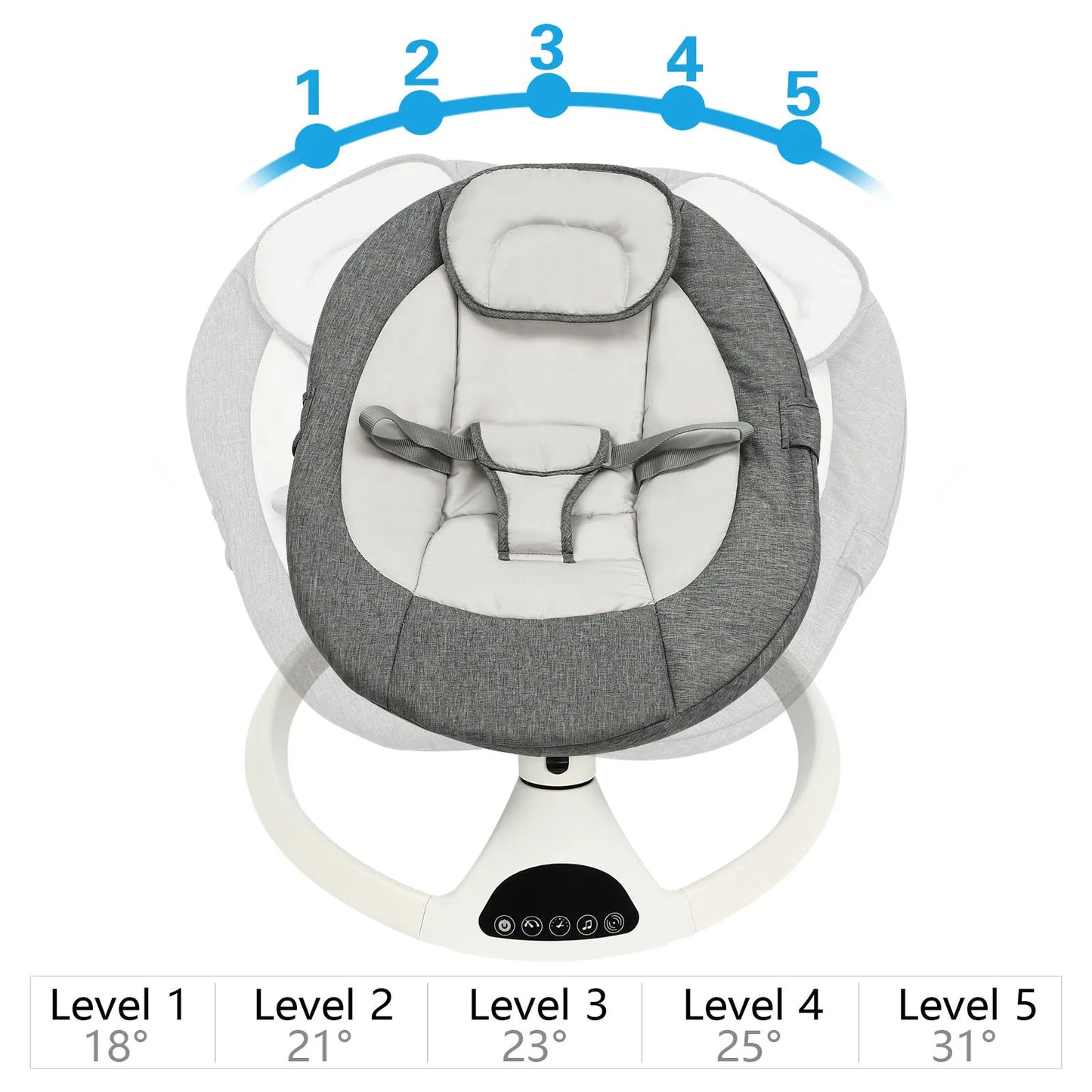 Viral Vault™ Electric Baby Rocking Chair