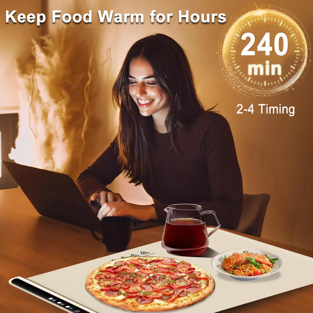 Viral Vault™ Foldable Portable Smart Food Fast Heating Mat