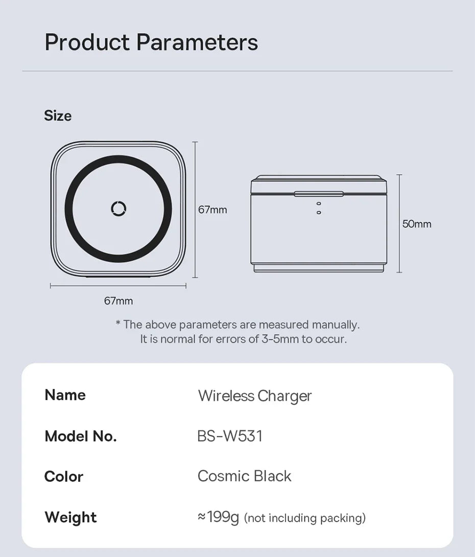 Viral Vault™ Baseus 25W 2 in 1 Magnetic Wireless Charger