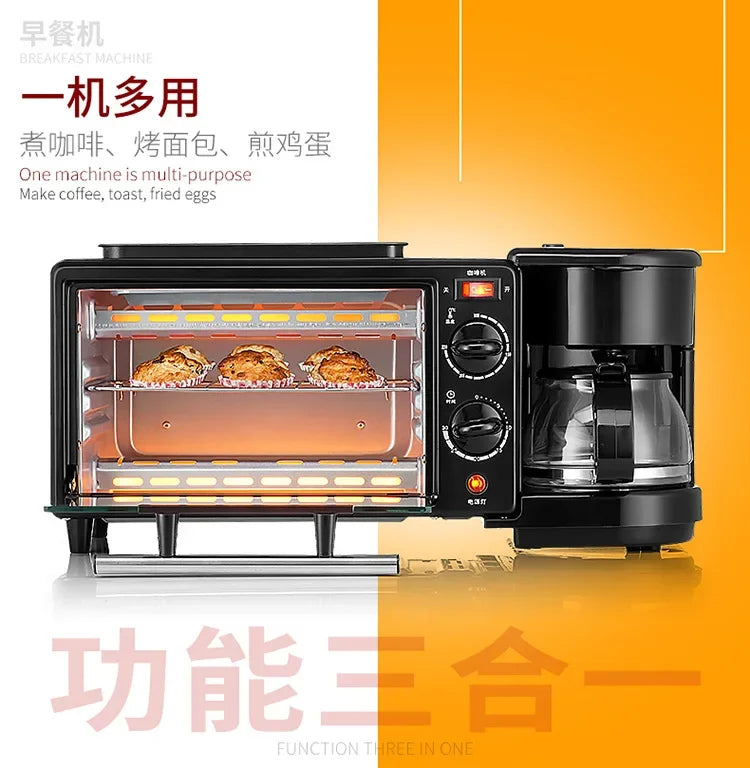 Viral Vault™ 3 In1 Multifunction Breakfast Machine