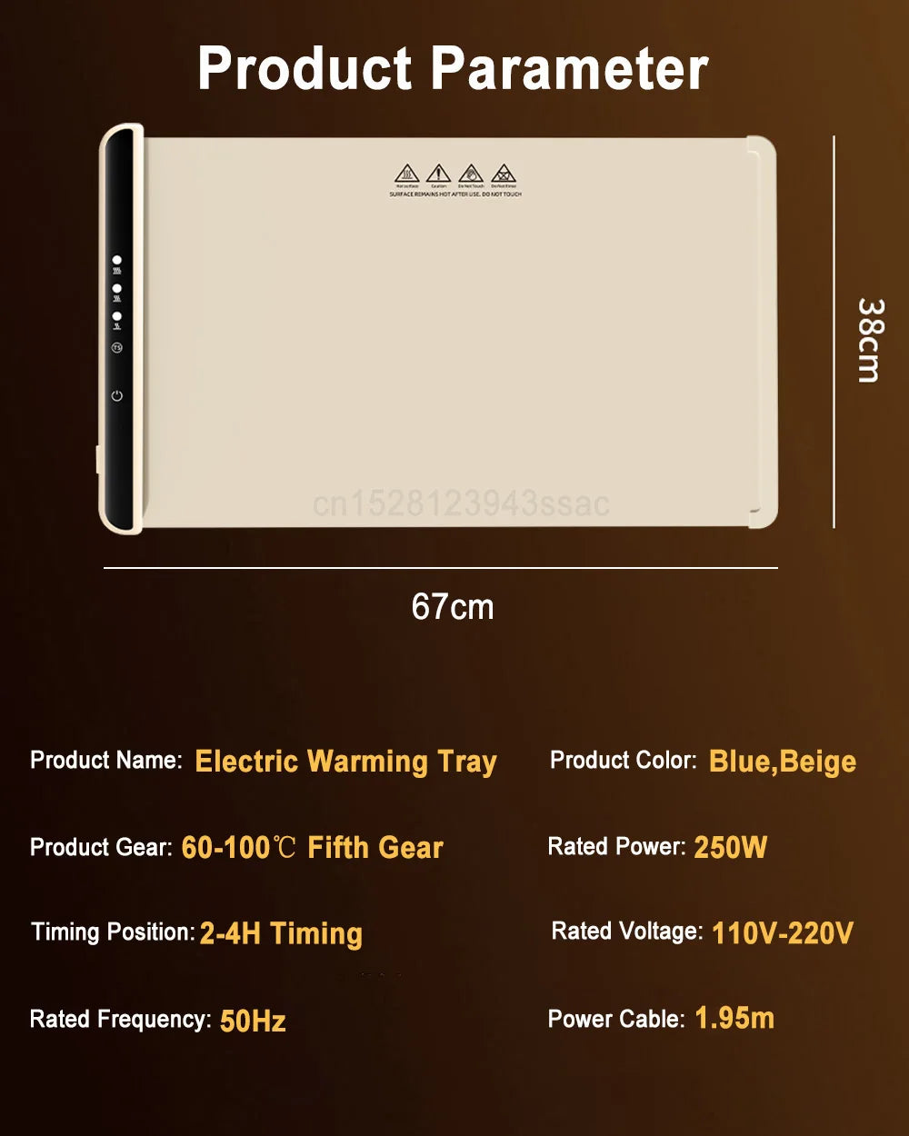 Viral Vault™ Foldable Portable Smart Food Fast Heating Mat
