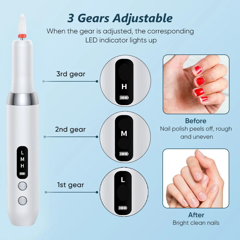 Viral Vault™ Electric Nail Polisher Drill Bits