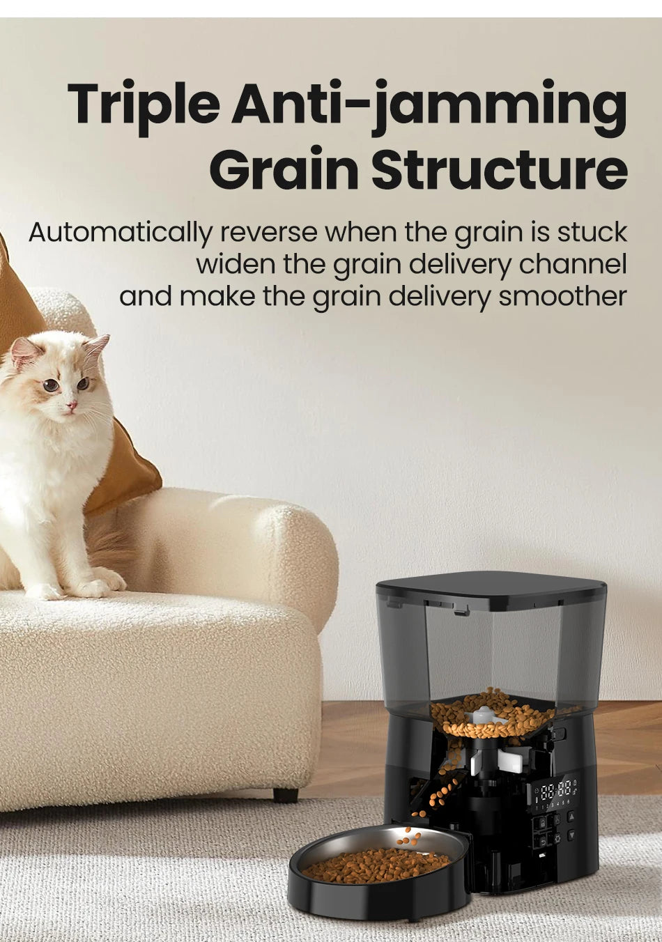 Viral Vault™ Automatic Cat Food Dispenser