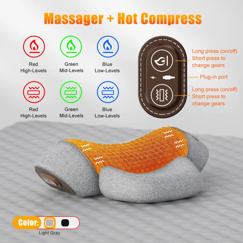 Viral Vault™ Electric Neck Massager Cervical Pillow