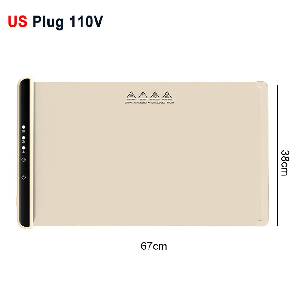 Viral Vault™ Foldable Portable Smart Food Fast Heating Mat