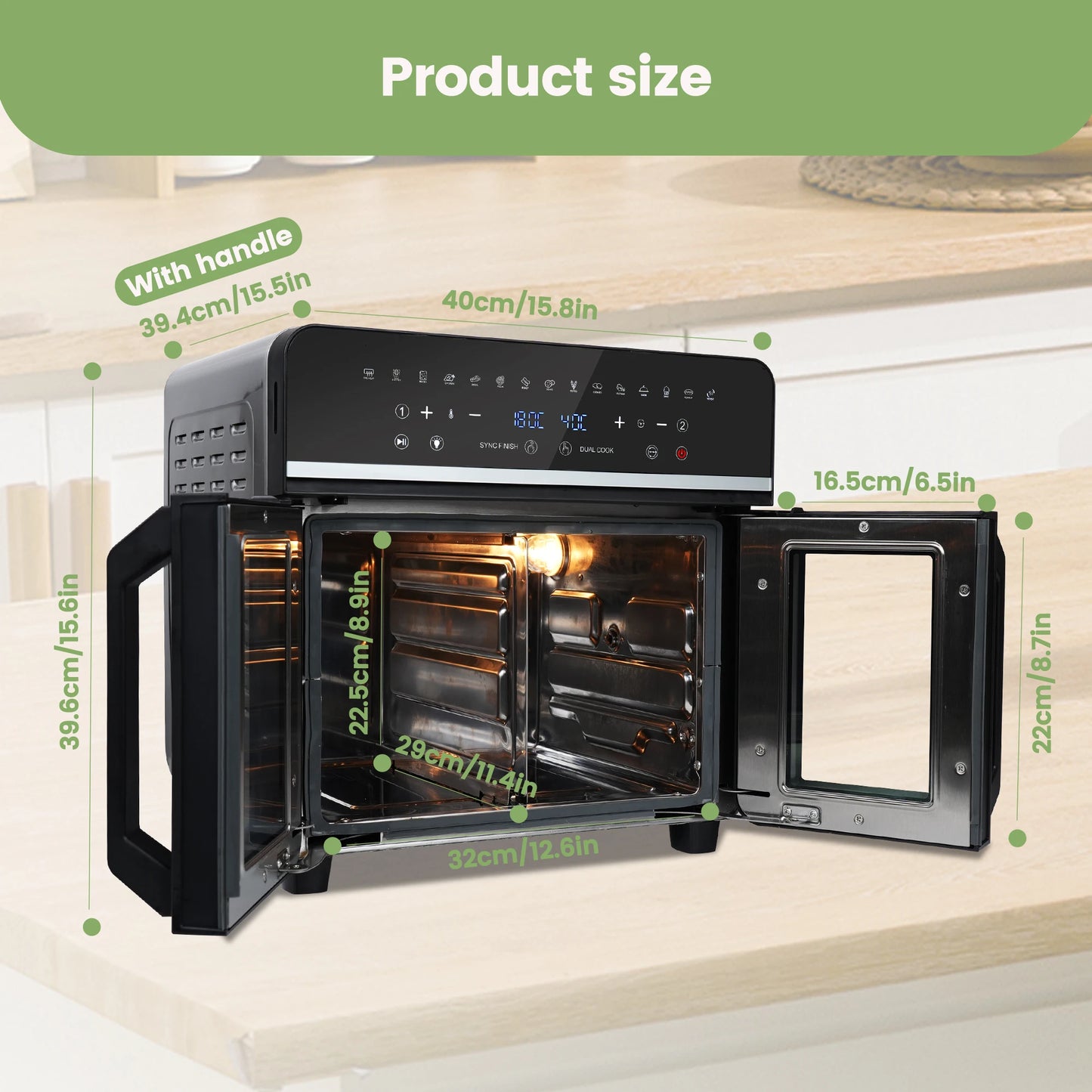 Viral Vault™ Dual Zone Hot Air Fryer
