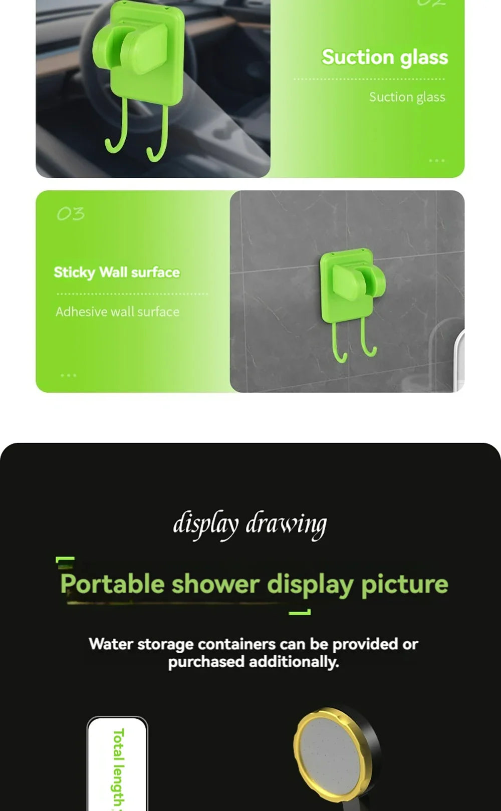 Viral Vault™ Outdoor Wireless Electric Shower