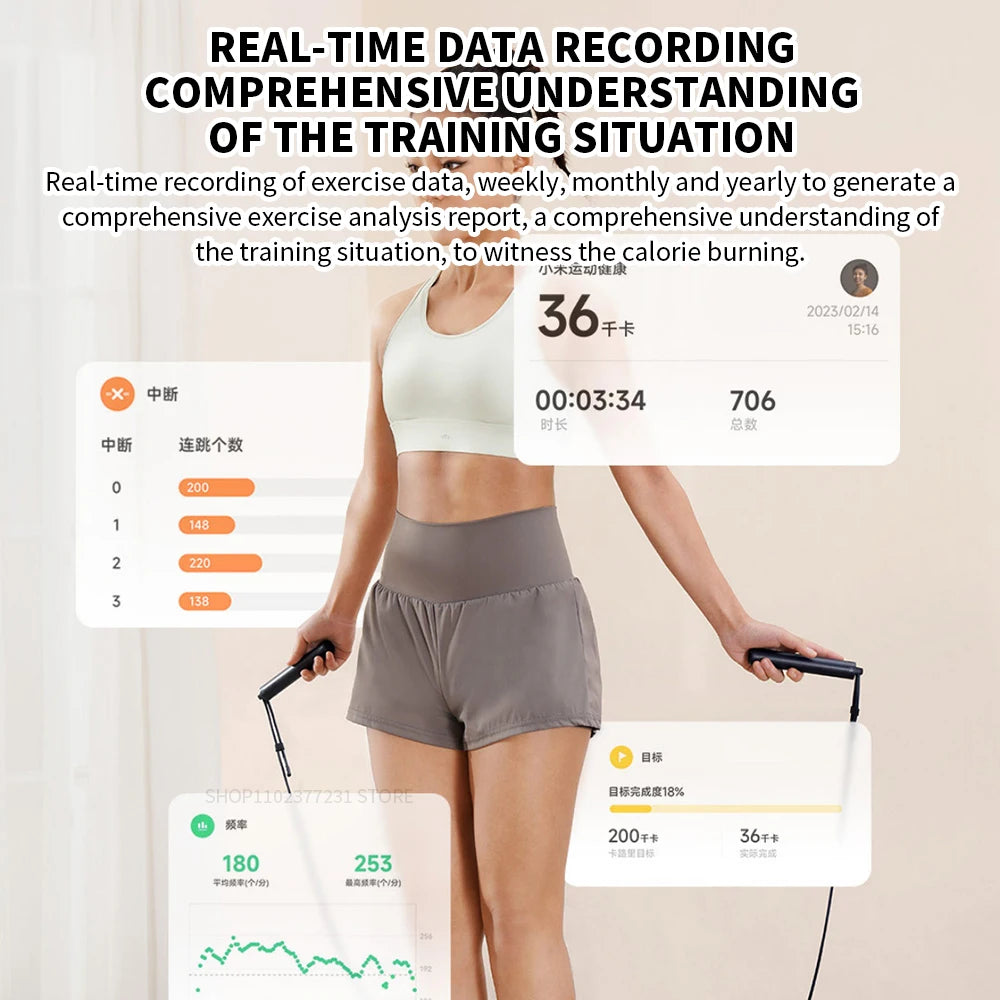Viral Vault™ Smart Skipping Jump Rope