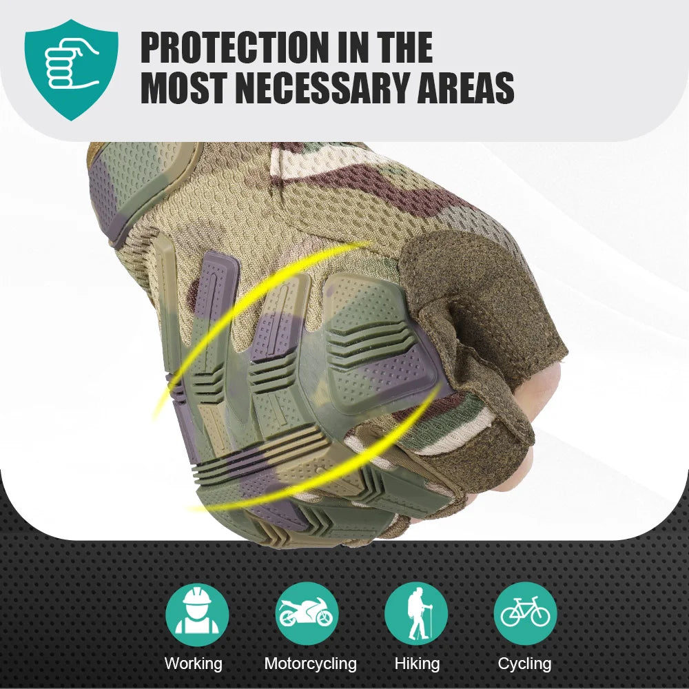 Viral Vault™ Tactical Half Finger Gloves