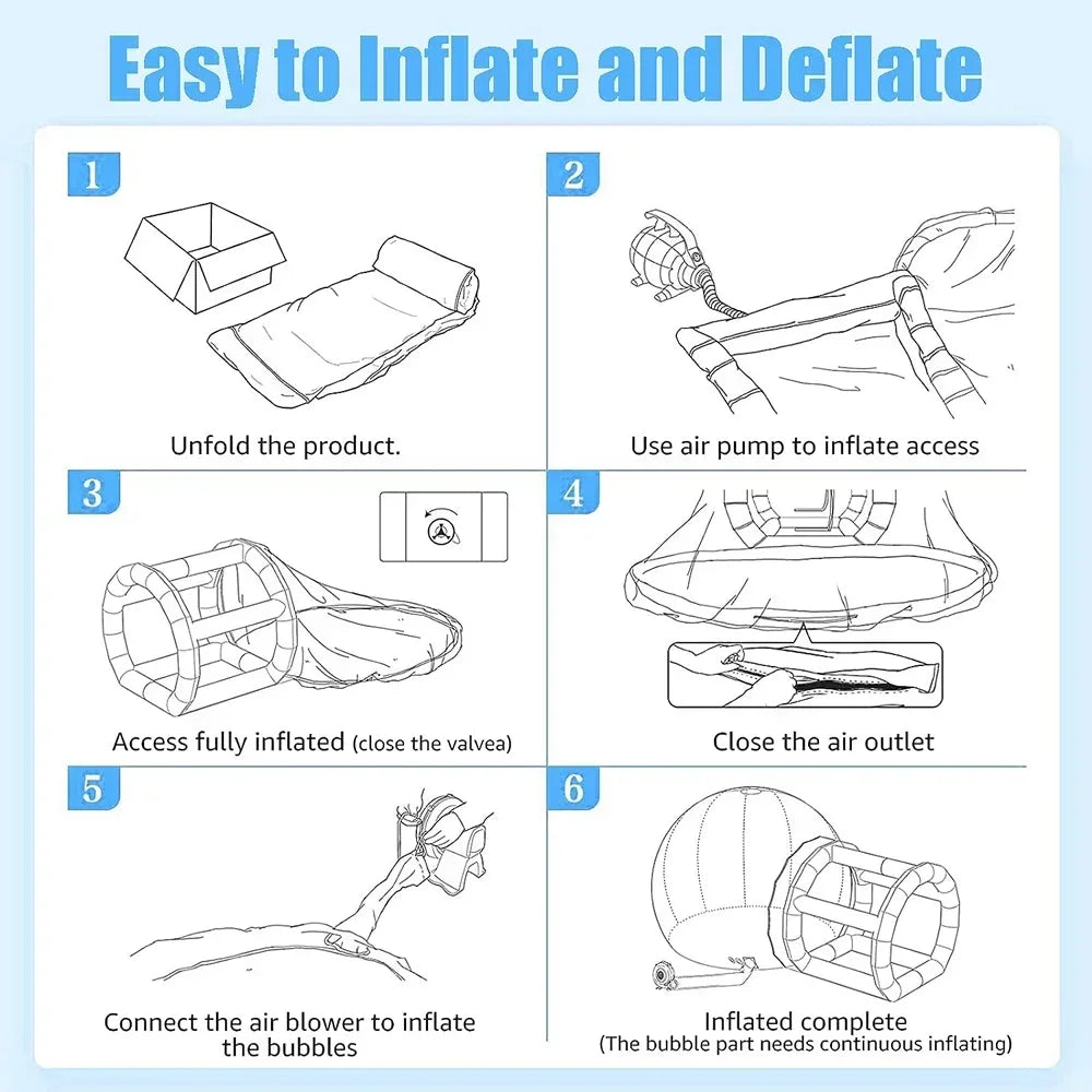 Viral Vault™ Dome Luxurious Inflatable Bubble