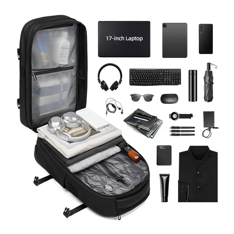 Viral Vault™ vacuum compression business backpacks