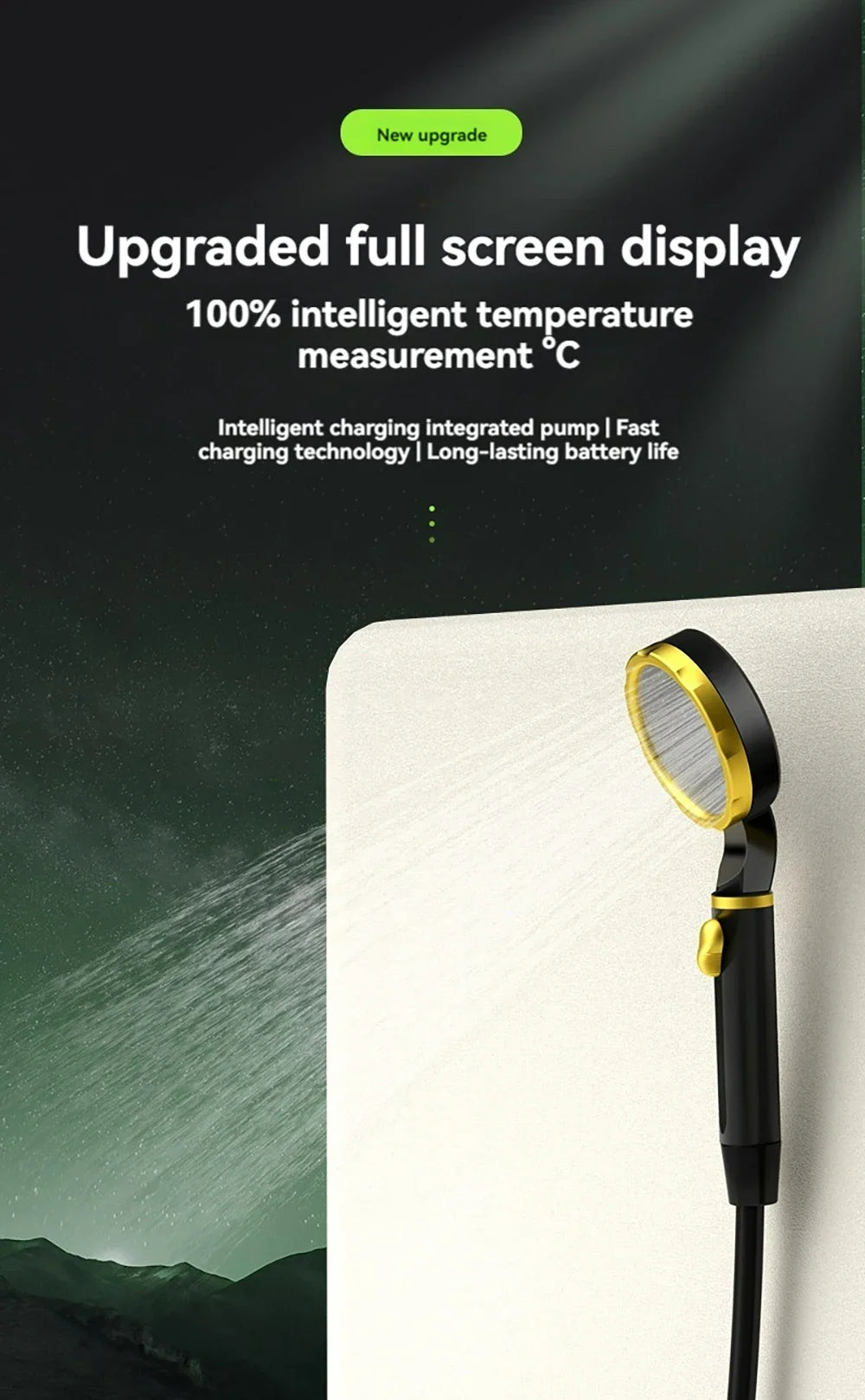 Viral Vault™ Outdoor Wireless Electric Shower