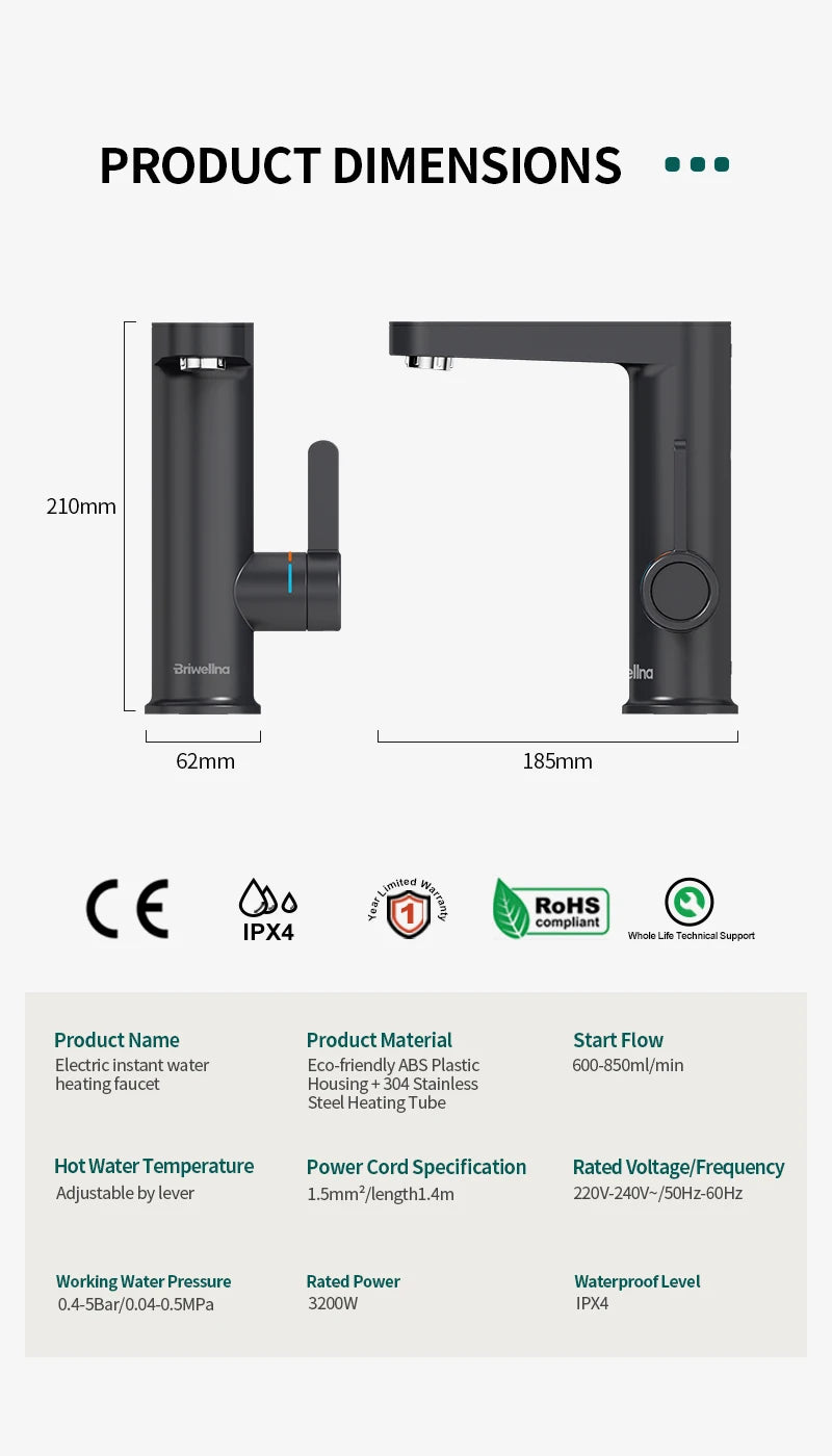 Viral Vault™ Electric Water Heater