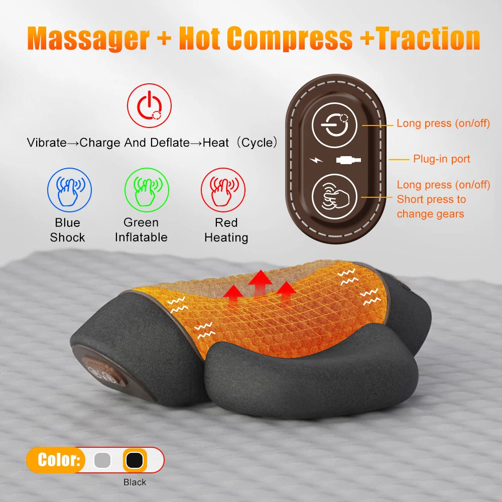 Viral Vault™ Electric Neck Massager Cervical Pillow
