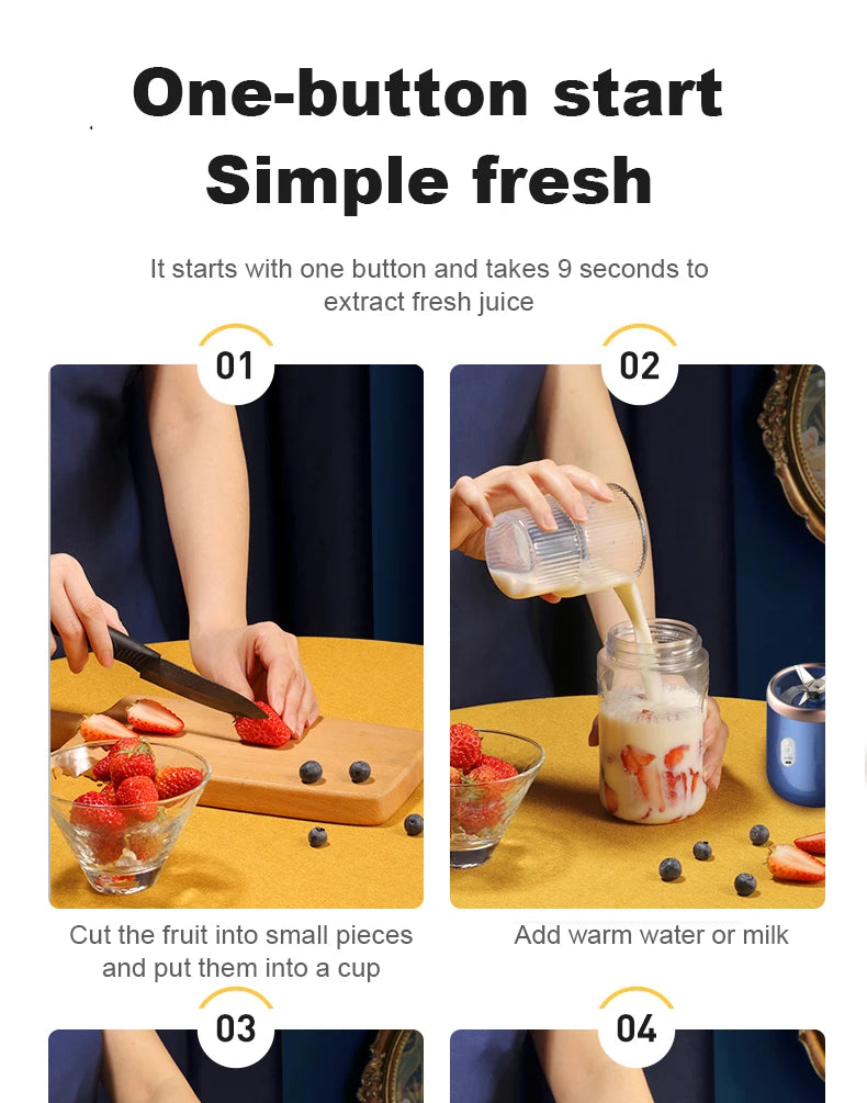 Viral Vault™ Portable Juicer Cup Smoothie Blender
