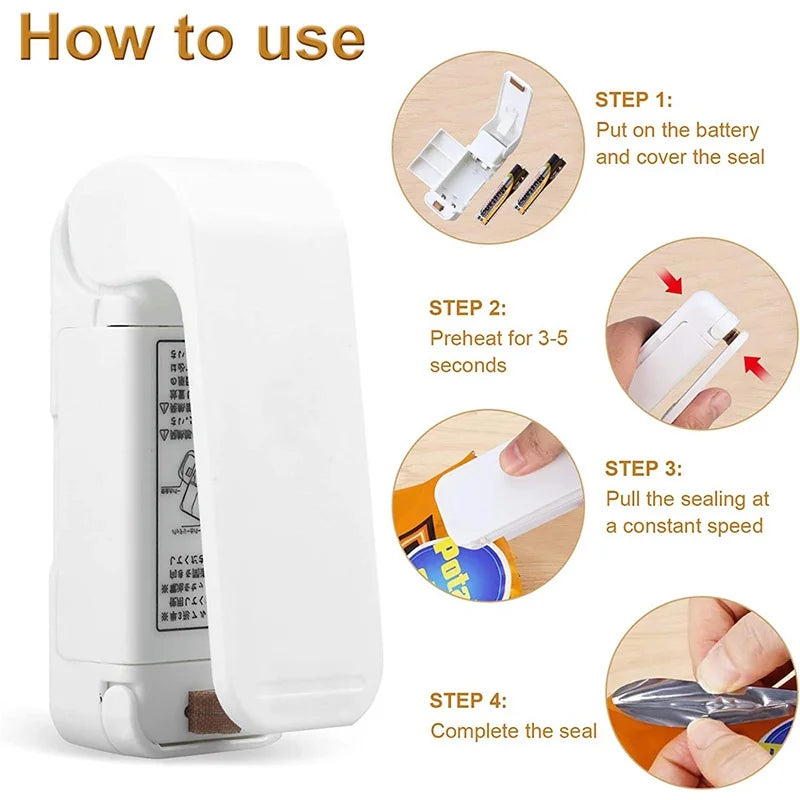 Viral Vault™ Mini Heat Bag Sealing Machine