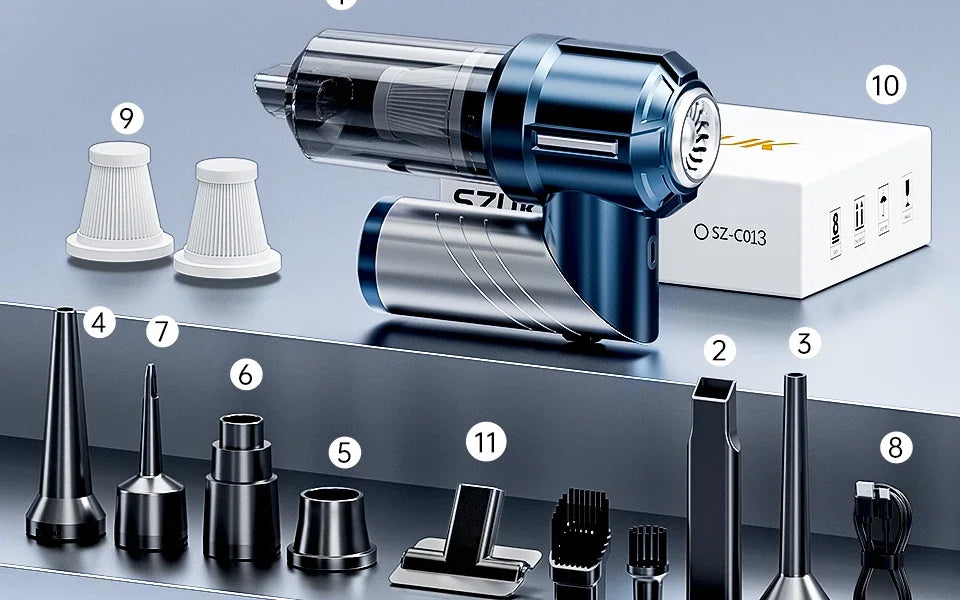 Viral Vault™ Car Mini Vacuum Cleaner