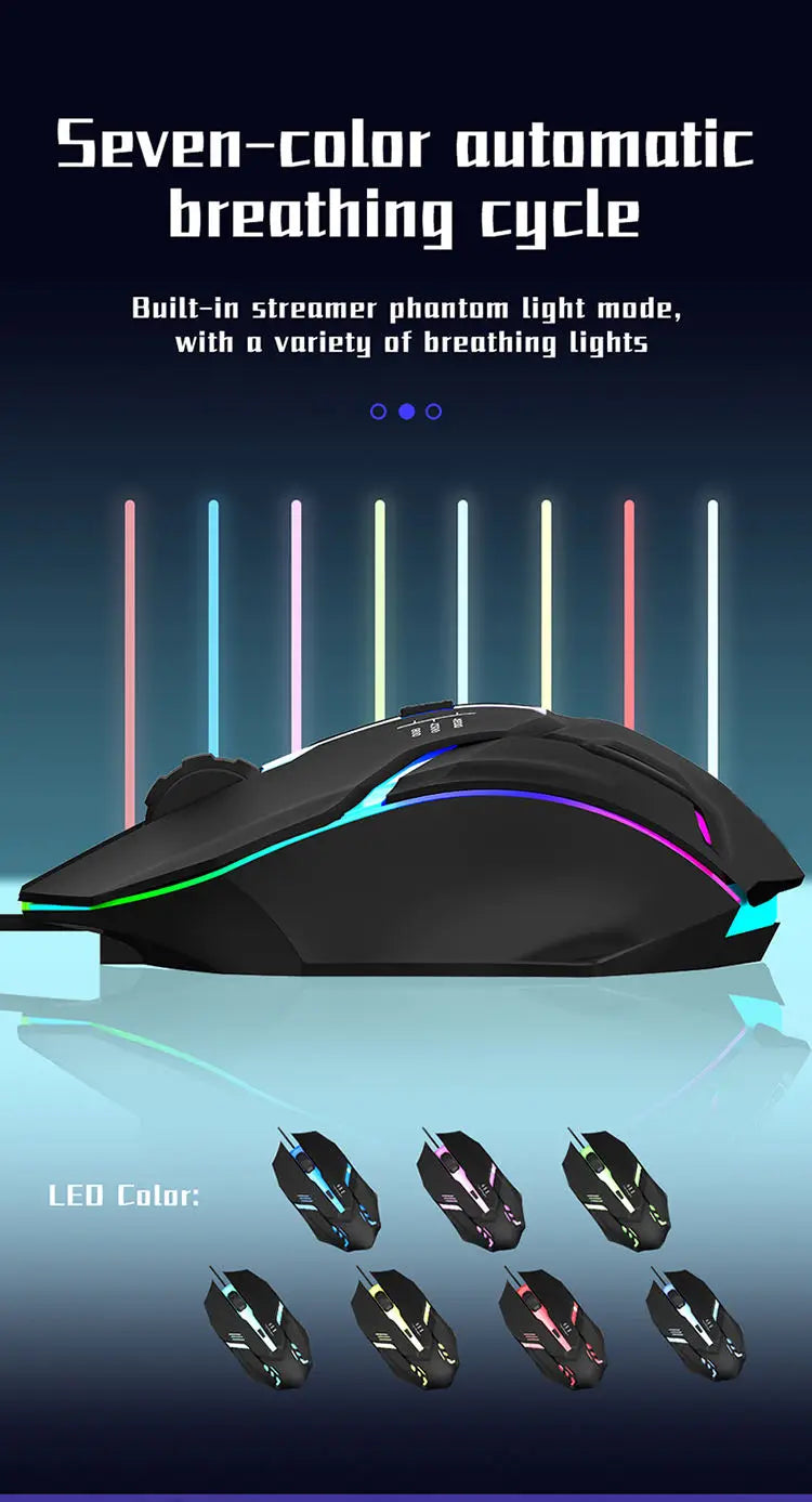 Viral Vault™ Sports LED Luminous Backlit Mouse