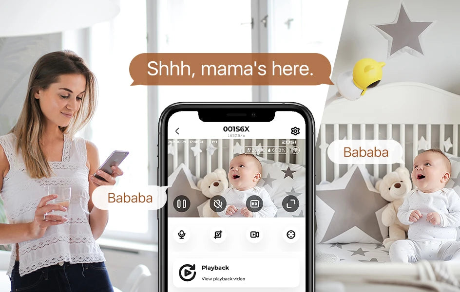 Viral Vault™ ZOSI 4MP Smart Baby Monitor