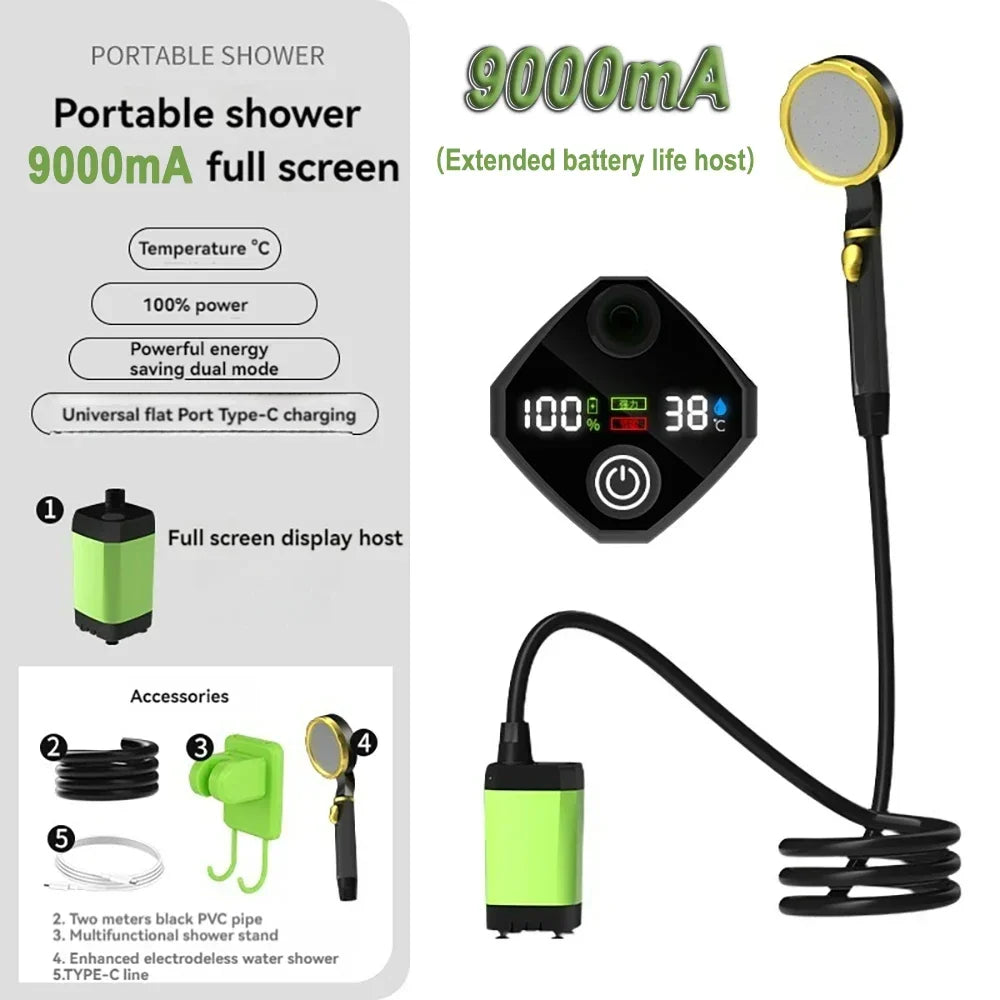 Viral Vault™ Outdoor Wireless Electric Shower