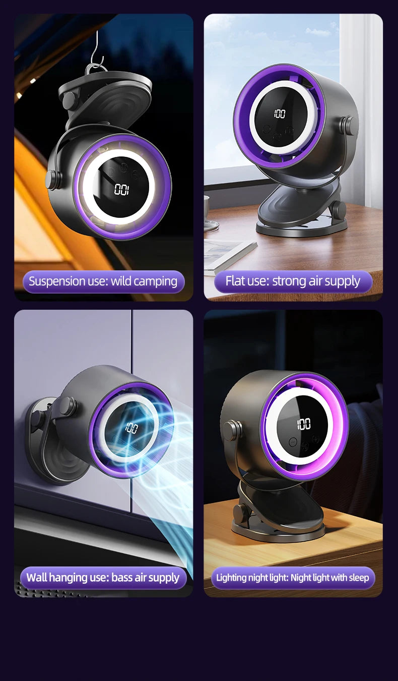 Viral Vault™ Adjustable Mini Small Fan