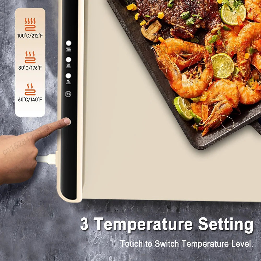 Viral Vault™ Foldable Portable Smart Food Fast Heating Mat