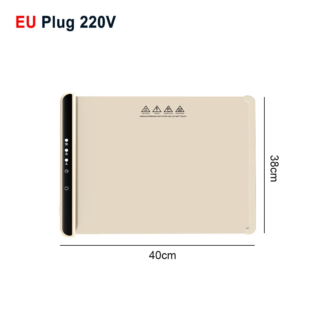 Viral Vault™ Foldable Portable Smart Food Fast Heating Mat